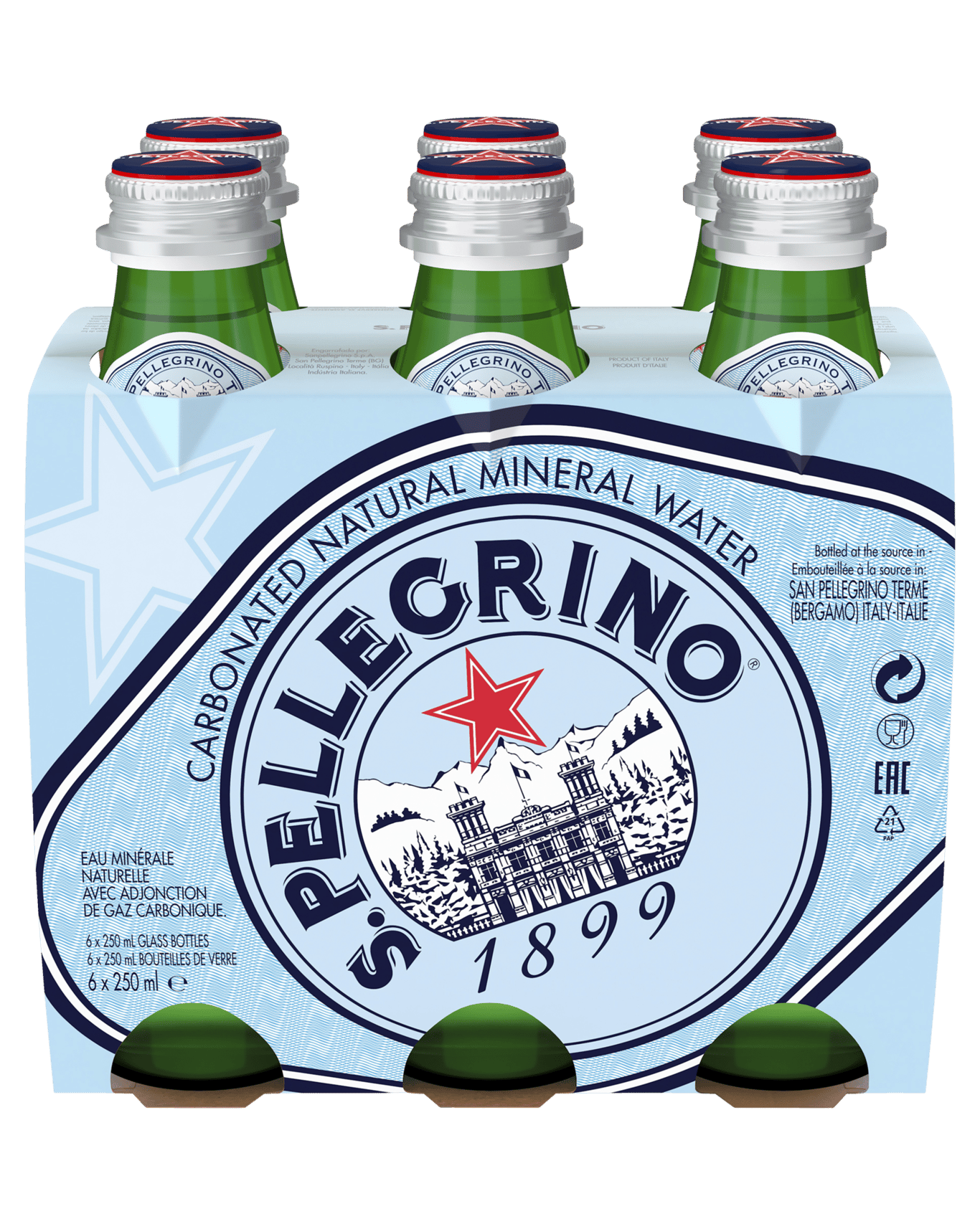 Buy S.pellegrino Sparkling Natural Mineral Water 250ml Online (Low ...