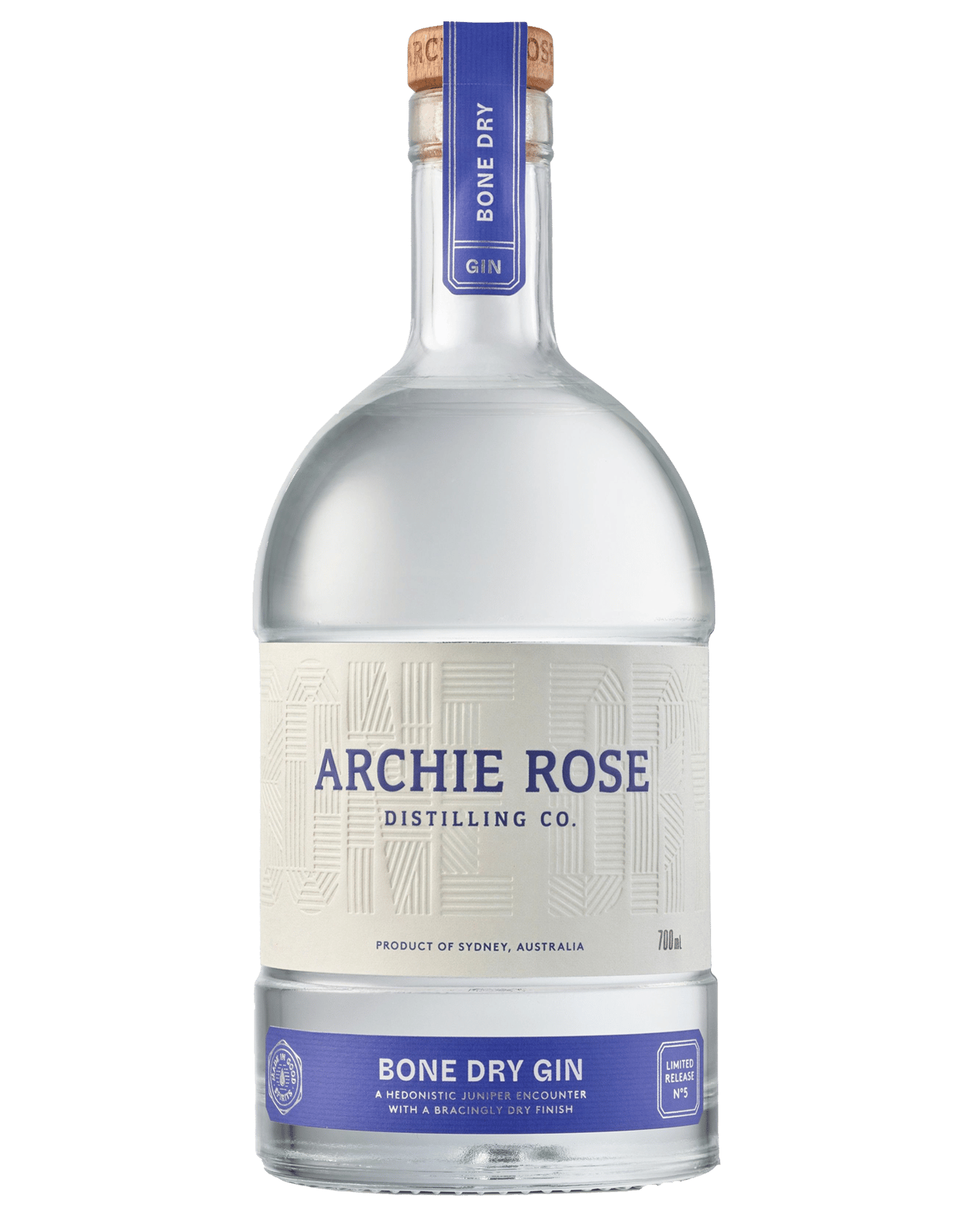 Bottle of Archie Rose Bone Dry Gin