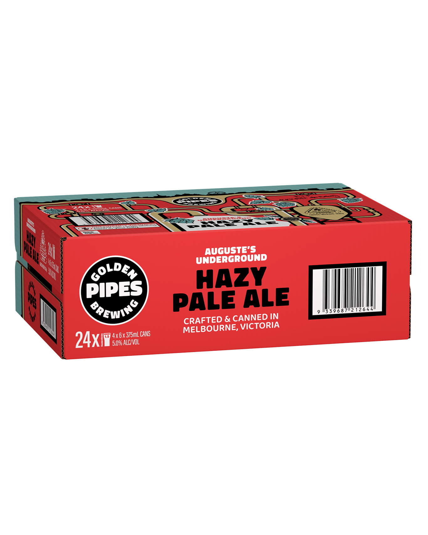 Buy Golden Pipes Hazy Pale Ale Cans 375ml Online (Lowest Price