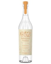 G52 Fresh Citrus Botanical<br>Vodka 700ml 700mL Nose: Fresh lemons and lime, hints of vibrant kiwi fruit balanced by sharp pink grapefruit. Palate: Extremely smooth, notes of lemon sherbet balanced by freshly zested lemon rind, waxy lime with hints of soft peach. Finish: Mouth quenching juicy sweets with tropical notes of sharp pineapple. Pair with pickled radish and cucumber salad.