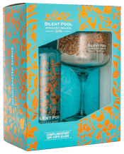  Silent Pool Gin 500ml With<br>Glass  500mL Silent Pool Gin is a classic gin at heart, full bodied and fresh with depth, clarity and flavour. A rich and clean juniper-driven spirit, it is produced using 24 botanicals and the cool, clear spring-water from the Silent Pool itself. Floral notes of lavender and chamomile combine with the freshness of citrus and a velvety local honey to create a smooth and well-balanced gin that is both traditional and refreshingly individual in nature.