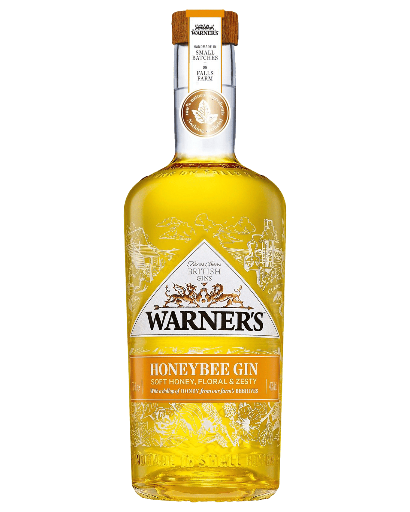 Bottle of Warner’s Honeybee Gin