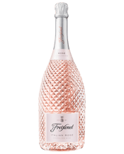 Freixenet Italian Sparkling<br>Rose Magnum 1.5L As with the white Prosecco, this Rose from the leading Spanish producer, Freixenet, is also available in the cute, yet extremely convenient size of just 200mls. An Italian classic, it also offers those delightfully refreshing notes of florals, apples and red berries in an extra-dry style. What picnic or lazy summer afternoon would not be made even better by a few of these chilled gems?