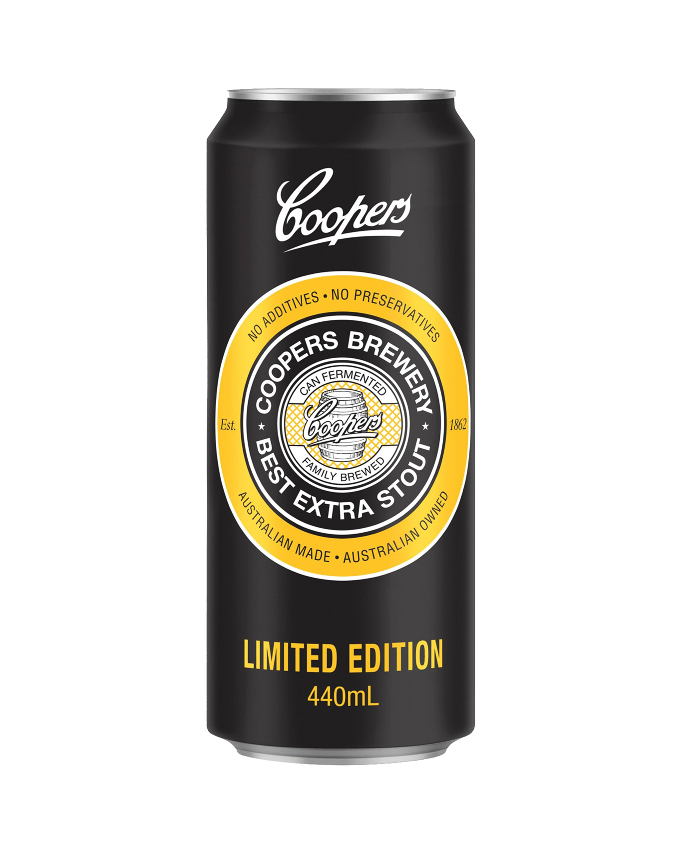 Buy Coopers Best Extra Stout Cans 440ml Online (Lowest Price Guarantee) Best Deals + Sameday