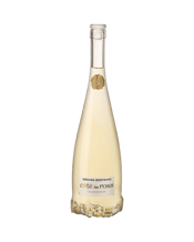  Gerard Bertrand Cote Des<br>Roses Chardonnay  750mL Cotes du Roses Chardonnay is a classic ripe fruit-driven style that reflects the warm Mediterranean climate and the varied “terroirs” of the Languedoc region. The soils range from limestone and schist to river gravels and the vineyards are all managed with sustainable principles. The fruit is picked at optimum ripeness and cool-vinified in stainless steel. The unique bottle with its base shaped as a rose, offers another experience all together. When tipped into an ice bucket it looks like a scul