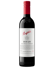  Penfolds Bin 28 Shiraz 2018  750ML First made in 1959, Bin 28 is named after the famous Barossa Valley Kalimna vineyard purchased by Penfolds in 1945 and from which the wine was originally sourced. Today, Kalimna Bin 28 is a multi-region, multi-vineyard blend, with the Barossa Valley always well represented. Medium-bodied, raspberry and chocolate notes with a sprinkling of spice and cola supported by well-integrated tannins. Peak drinking: 2022 -2038