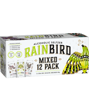  Rainbird Mixed 12 Pack<br>Seltzer 6% Cans... 330ML Rainbird Seltzers are made with natural ingredients and come in a range of delicious, refreshing flavours. This mixed 12-pack includes x4 Passionfruit, x4 Lemon &amp; Lime, and x4 Watermelon Seltzers, perfect for mixing up any occasion. Each seltzer is 6% ABV, perfectly balanced with premium spirit, Australian sparkling water and a hint of natural flavour. Enjoy a pre-packaged selection of flavours, all with less than 1% sugar and just 2.7g of carbs. Produced by or on behalf of Pinnacle Drinks,