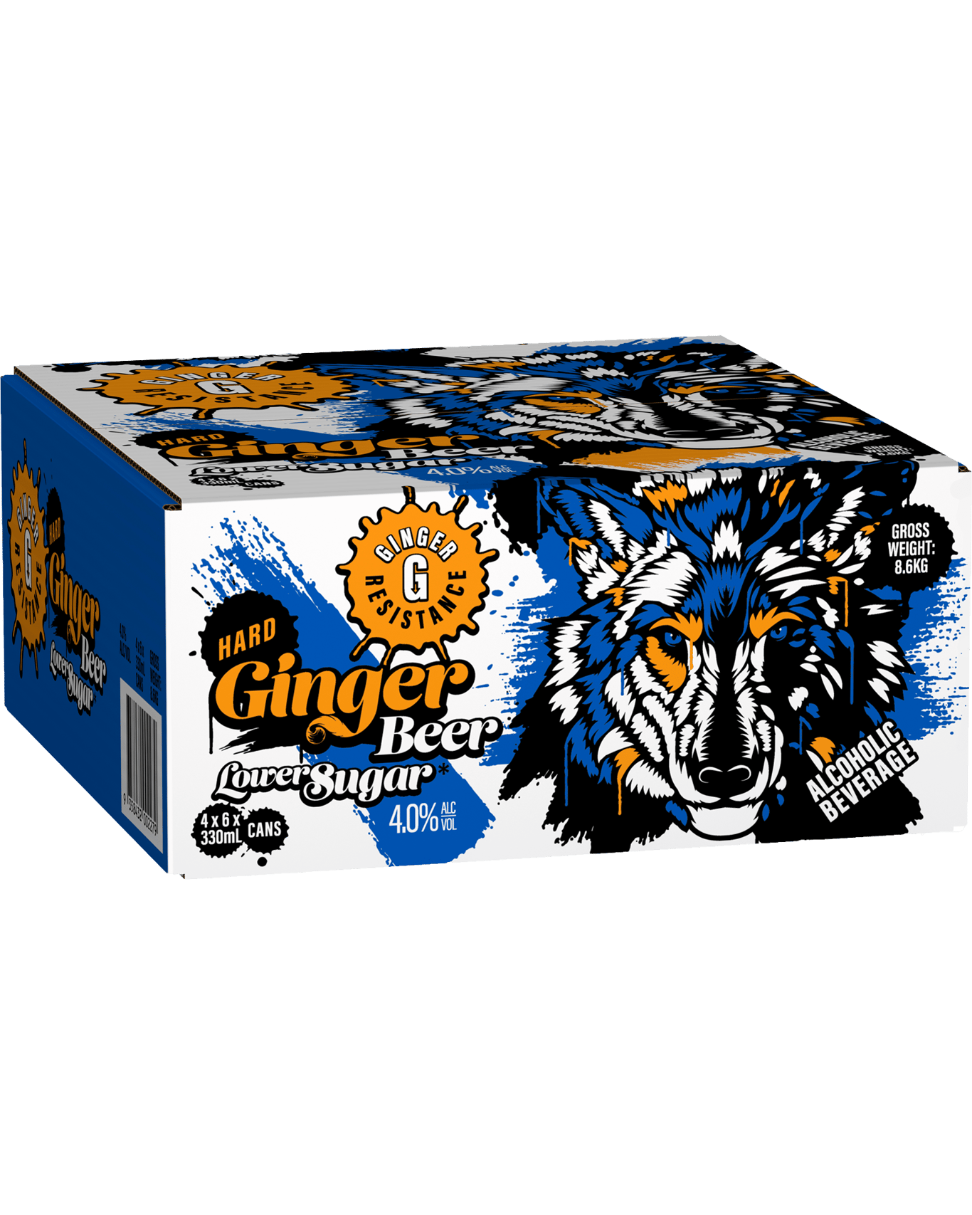 Buy Ginger Resistance Lower Sugar Ginger Beer 330ml Can Online @Lowest ...