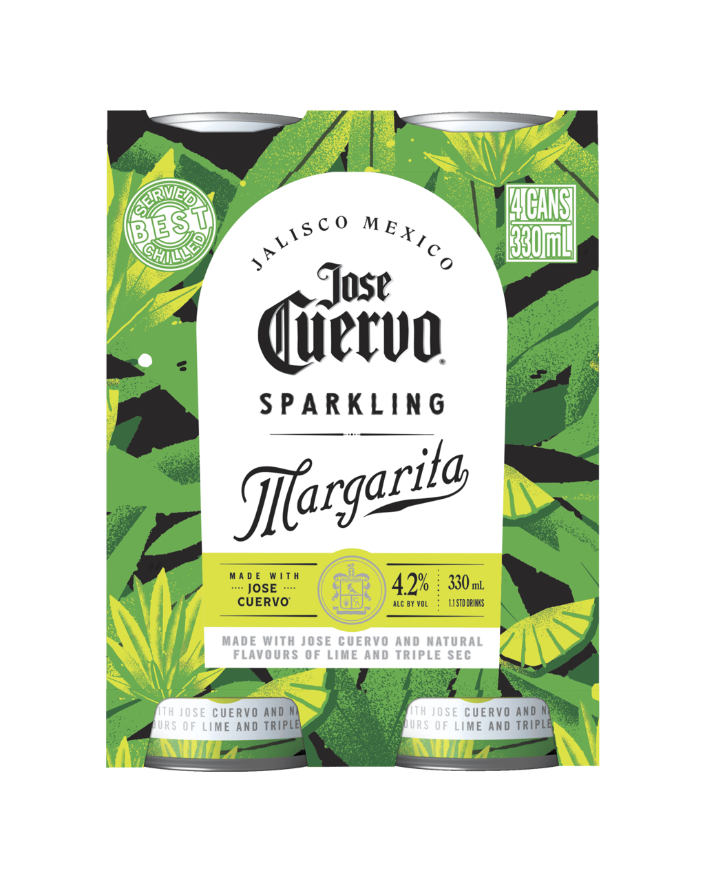 Jose Cuervo Sparklng Margarita 330mL Boozy