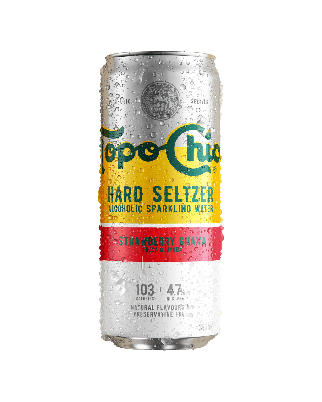 Topo Chico Hard Seltzer Strawberry Guava 355mL - Boozy