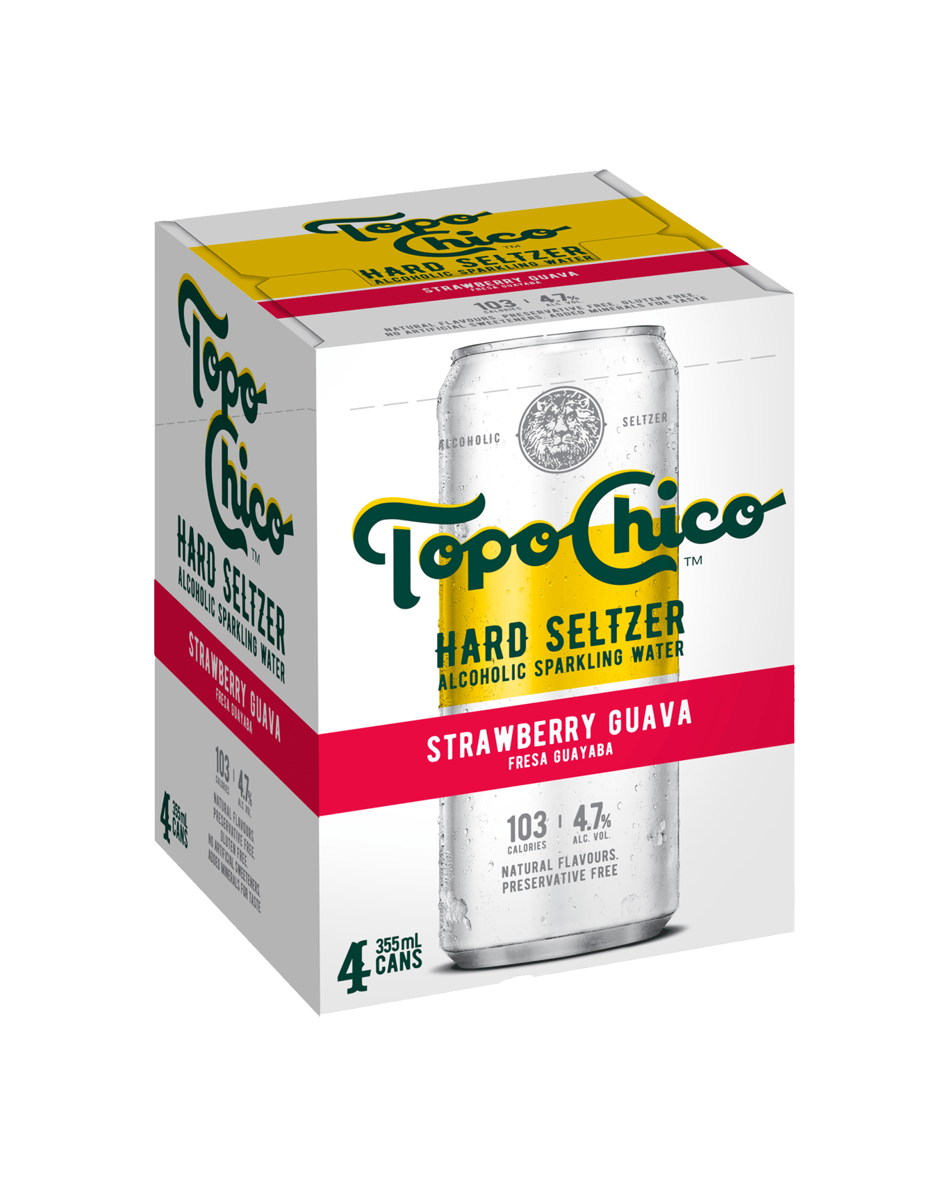 Buy Topo Chico Hard Seltzer Strawberry Guava 355ml Online (Lowest Price