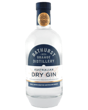 Bathurst Grange Distillery<br>Australian Dry Gin... 700mL Bathurst Grange Distillery Australian Dry Gin is a London style dry gin triple distilled to be extra smooth but with an Australian twist. Using native Lemon Myrtle to elevate the citrus notes while keeping the up front Juniper notes. Our Dry Gin is ideal to create a classic Gin and Tonic with Lemon or Lime garnish creating a zesty and refreshing drink.
