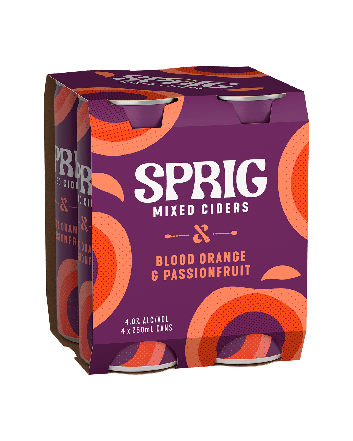 Buy Sprig Mixed Ciders Blood Orange & Passionfruit 250ml Online (Lowest