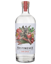  Abstinence Cape Spice Gin <br>750ml  750ML For the love of all things nice! Cape Spice is a complex blend of allspice, cassia bark and clove, lifted by floral cardamom and citrus notes. Dried floral notes and woody, bark, slight sweet spice. The palate neat is quite nice, there us a touch of bitterness annd a little hit of spice on the back of the mouth. Tonic brings out the lovely sweetness that compliments the woody notes. Quite refreshing, could be used for more grown-up complex zero abv cocktails.