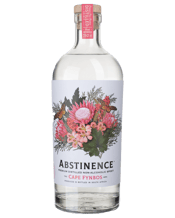  Abstinence Cape Floral Gin<br>750ml  750ML The indigenous cape rose geranrium has a heavenly fragrant smell and is widely loved for its distinctive rose-like aroma.&nbsp; A medley of lifted aromatics that is led by a fragrant cape rose geranium aand juniper forward nose, balanced beautifully by delicate herbal and citrus notes on the palate.