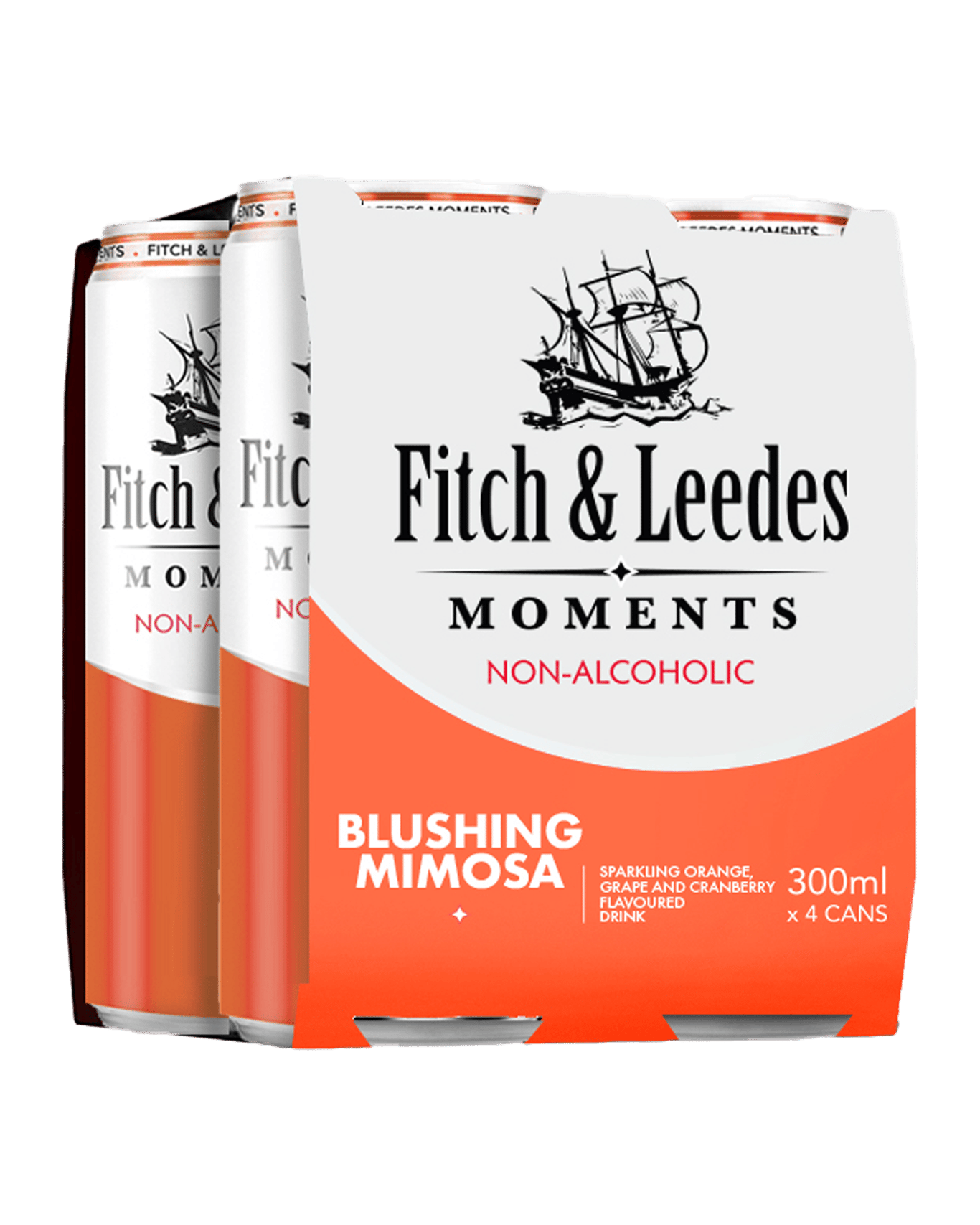 Buy Fitch & Leedes Blushing Mimosa Non Alcoholic Cocktail Cans 300ml