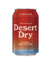 Dark Seltzer Can 330mL