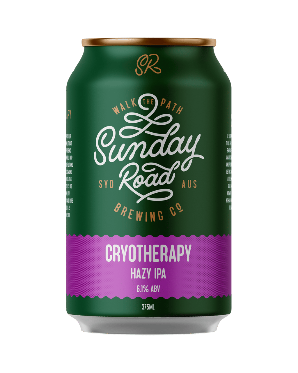 Buy Sunday Road Brewing Co. Cryotherapy Hazy Ipa Cans 375ml Online