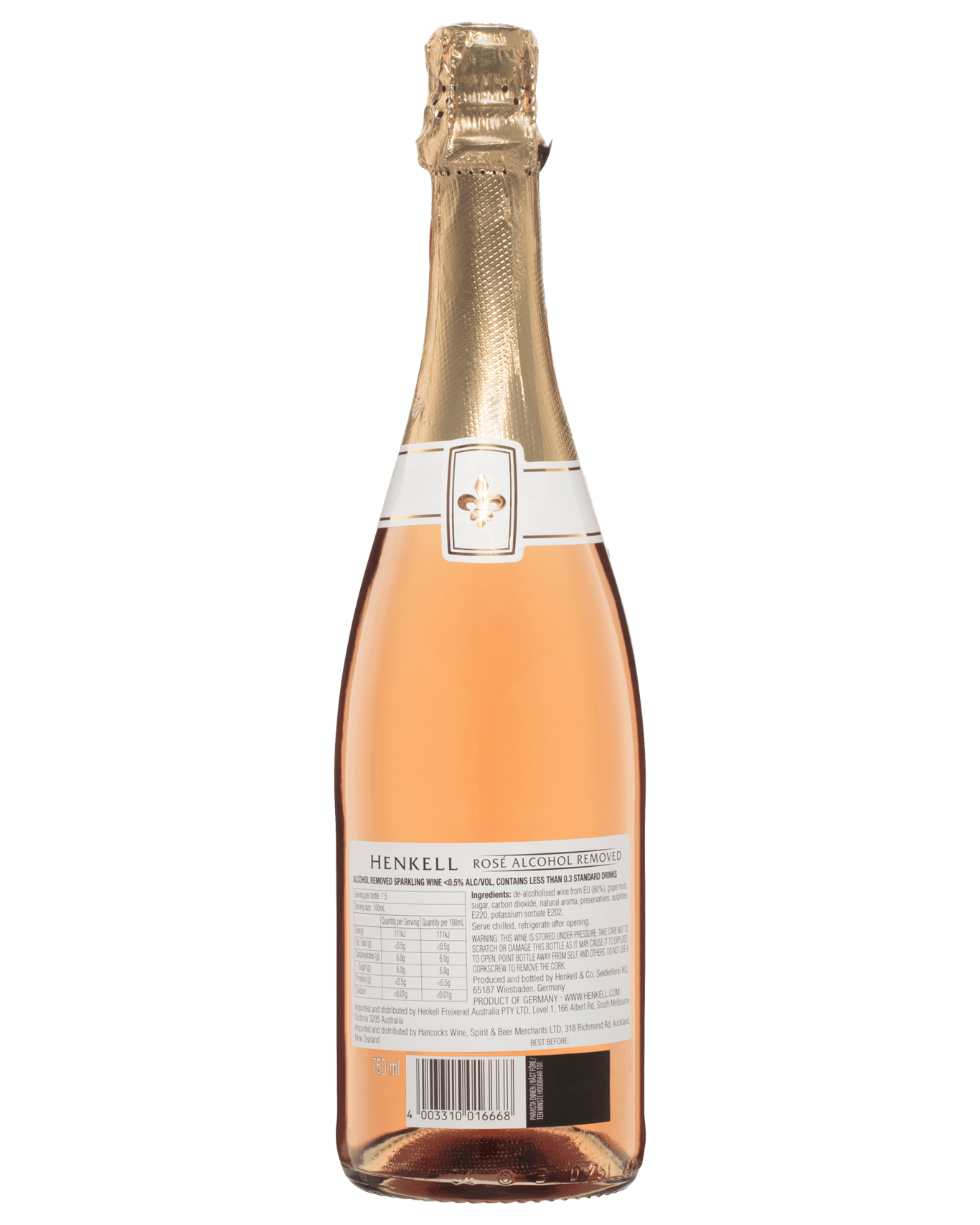 Buy Henkell Alcohol Free Sparkling Rosé Online (Lowest Price Guarantee