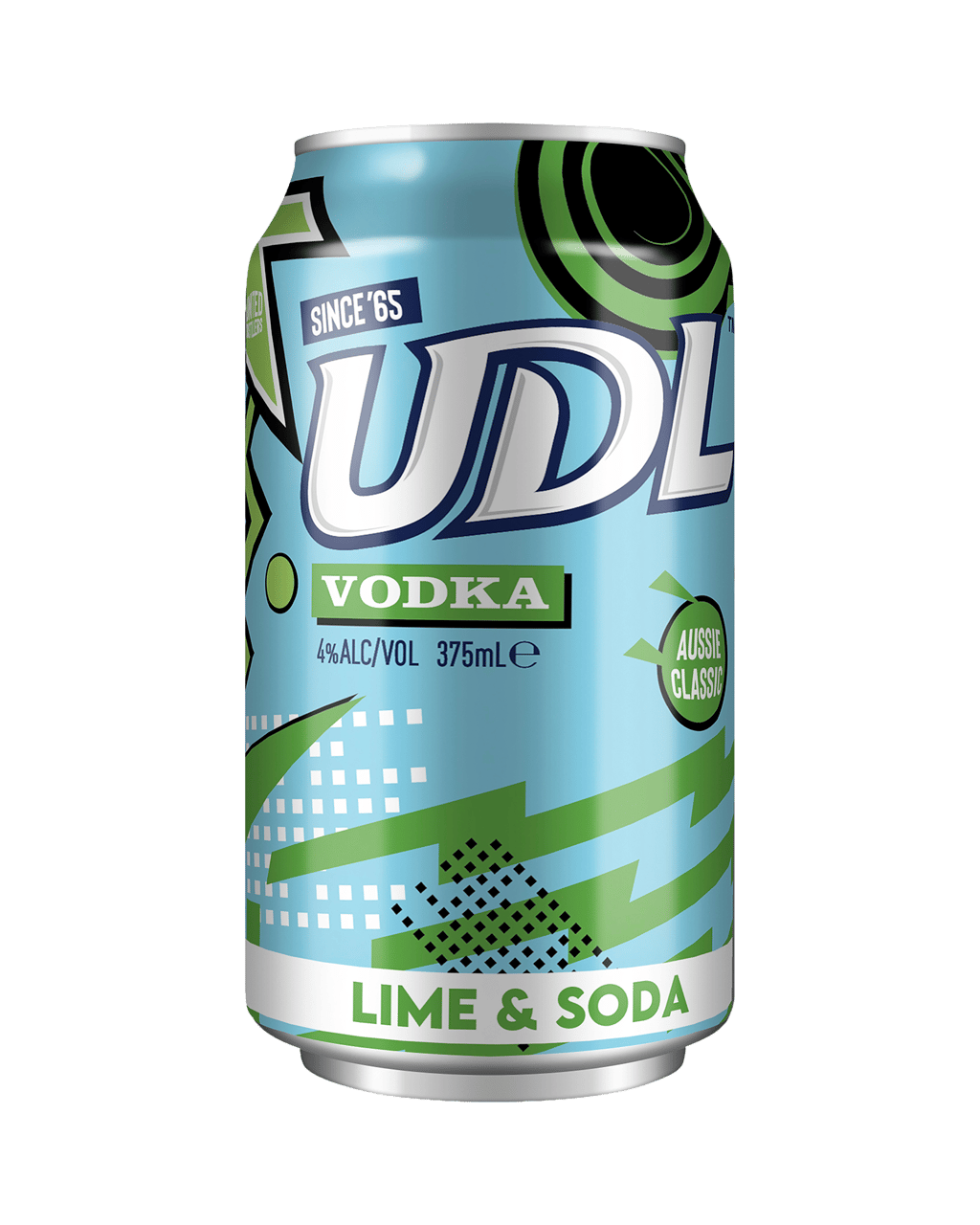 Udl Vodka Lemon Lime Soda 375mL Boozy