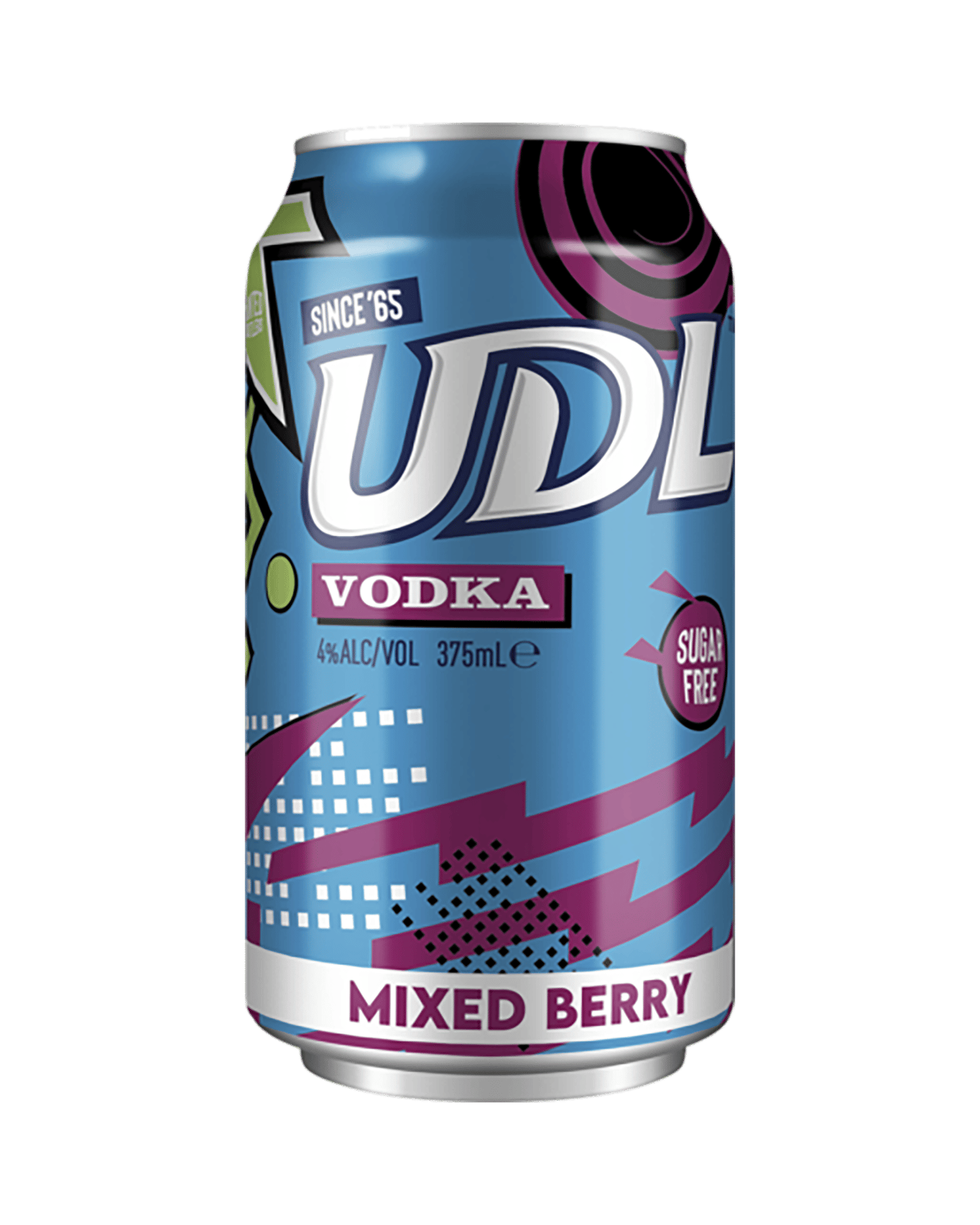 Buy Udl Vodka & Zero Sugar Mixed Berry Cans 375ml Online (Lowest Price