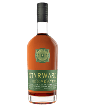  Starward Unexpeated Single<br>Malt Australian... 700ml Fully matured in Melbourne without a peat bog in sight, now that’s Unexpeated. You’ve never tried a Starward whisky like this before. Peated, smoky whisky barrels meet red-wine-barrel-aged single malt. Islay, Scotland melds with Melbourne, Australia. And old worlds and new worlds collide. We started with our signature red-wine-barrel-aged single malt, its flavour fruit-forward and juicy. Then we swerved from the expected. Heavily-peated whisky barrels direct from Islay’s finest distilleries woul