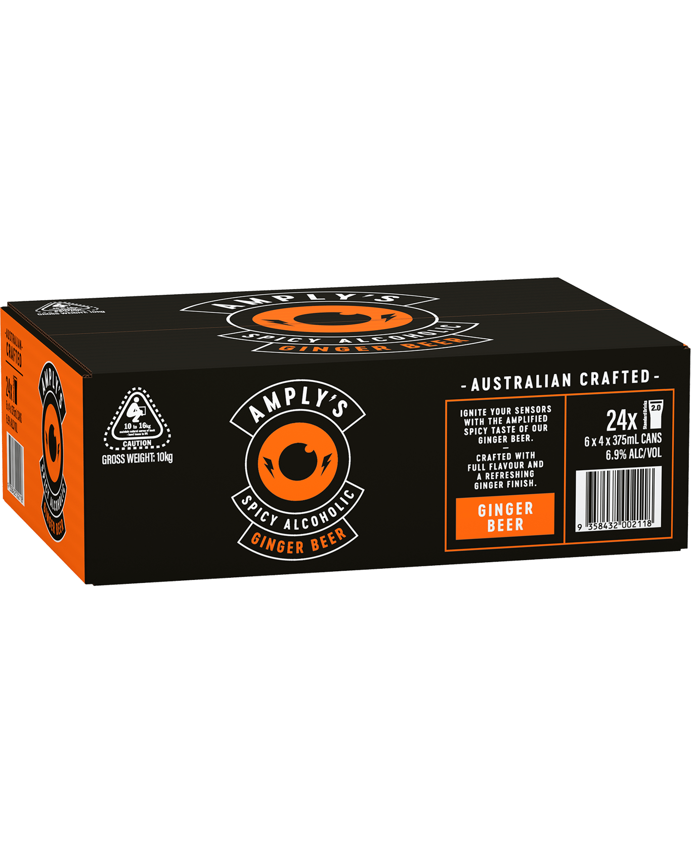 Buy Amplys Hard Ginger Beer Can 375ml Online (Lowest Price Guarantee