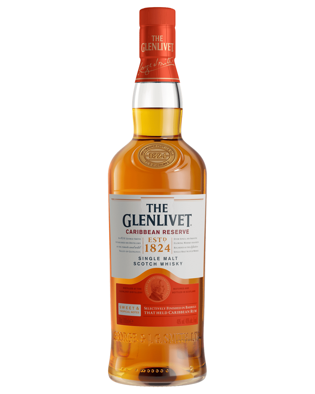 The Glenlivet Caribbean Reserve Single Malt Scotch Whisky 700mL Boozy