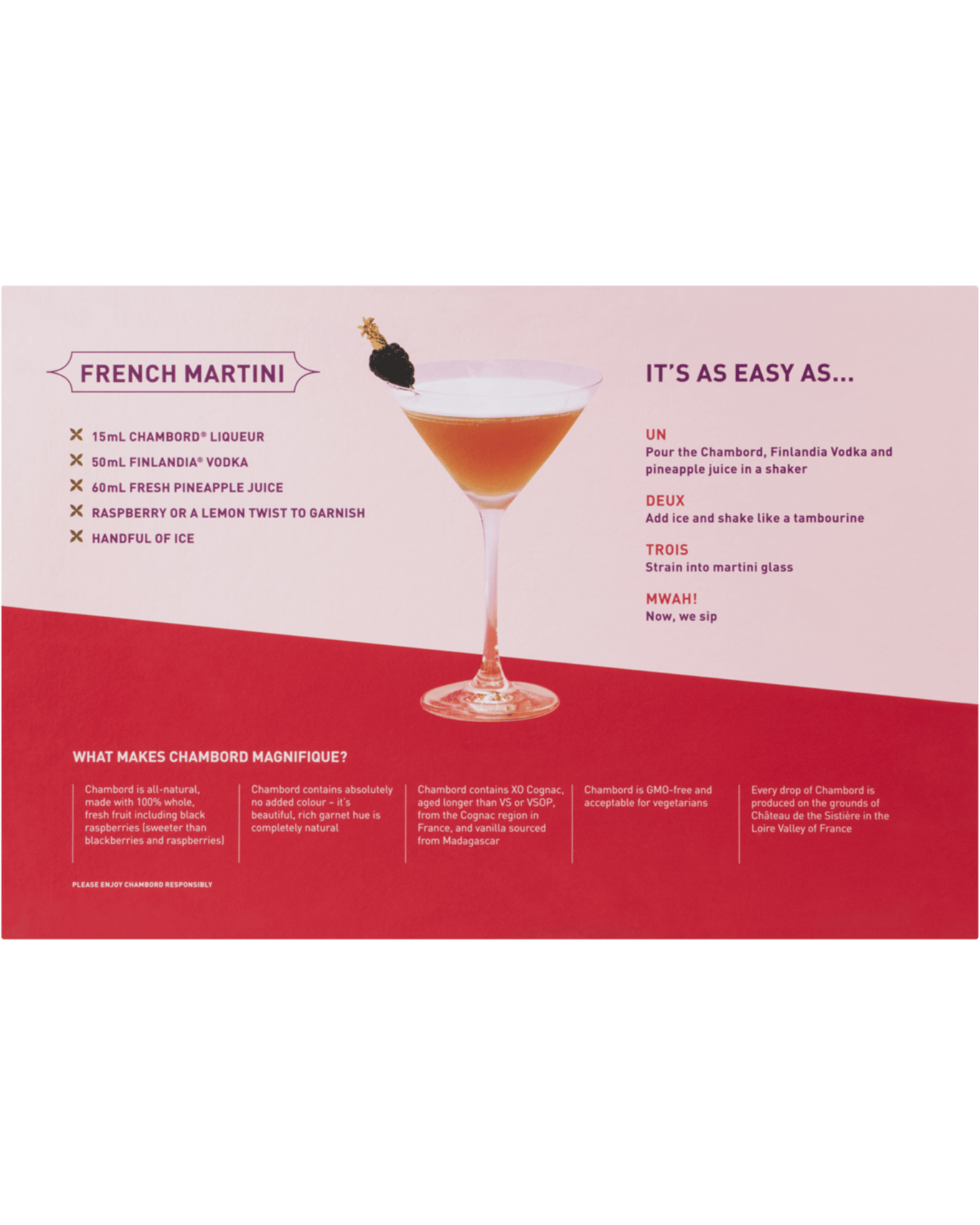 Buy Chamboard French Martini Cocktail Kit 200ml Online (Lowest Price
