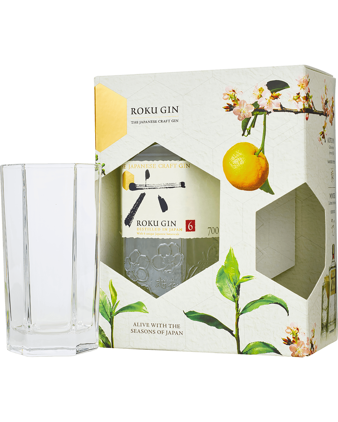 Buy Roku Japanese Craft Gin Gift Pack 700ml Online (Lowest Price