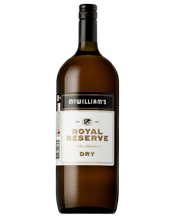 Mcwilliam's Royal Reserve<br>Dry Apera 1.5l 1.5L Complex developed aromas showing wood maturation and “flor sherry” characters. Straw yellow with bronze hues. Crisp with a nutty, dry finish.