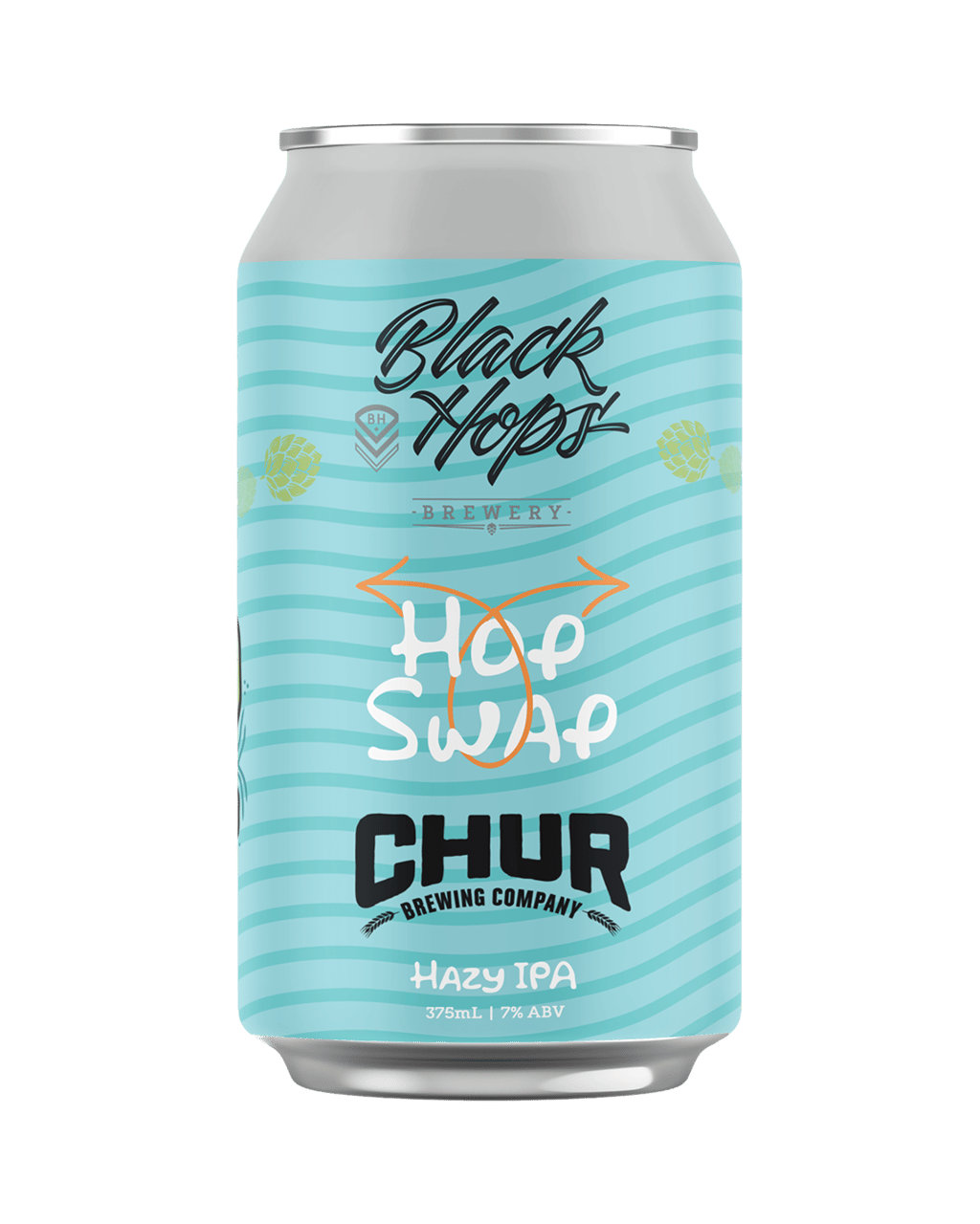 Buy Black Hops X Chur Brewing Company Hop Swap Hazy Ipa Cans 375ml