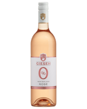  Giesen 0% New Zealand Rose  750mL This alcohol-removed New Zealand Rosé boasts delicious stone&nbsp;fruit aromas of white peach, apple, and fresh strawberries. Those apple and stone&nbsp;fruit notes linger on the palate alongside&nbsp;crisp cranberry&nbsp;flavours&nbsp;and a lively, refreshingly dry texture.