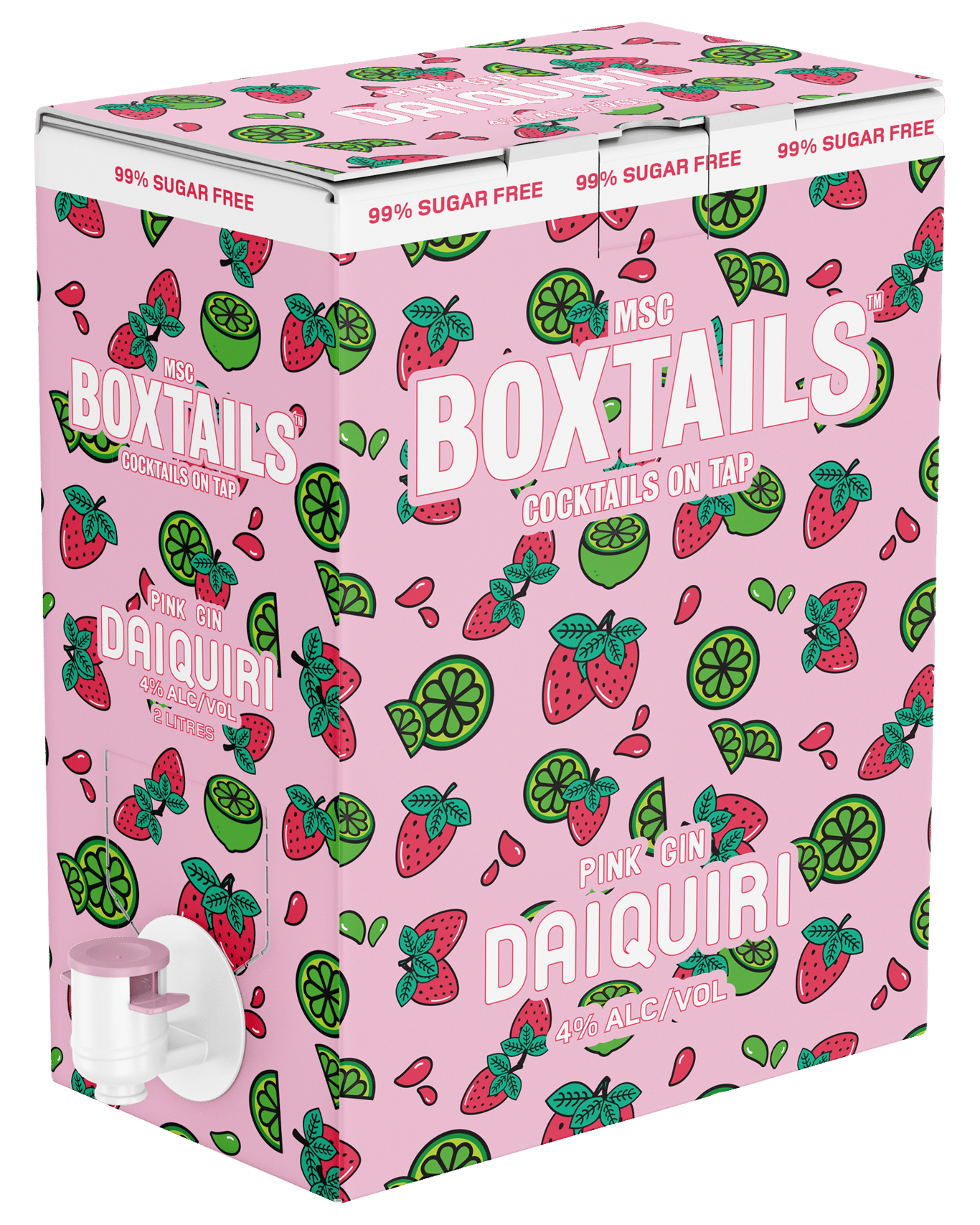 Buy Msc Boxtails Pink Gin Daiquiri 2l Cask Online (Lowest Price