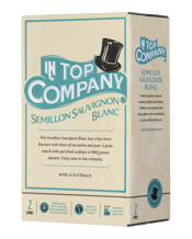  In Top Company Semillon<br>Sauvignon Blanc 2l  2L This Semillon Sauvignon Blanc has crisp citrus flavours with notes of nectarine and pear. A great match with pan fried scallops or BBQ prawn skewers. Enjoy now in top company