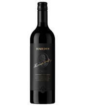  Hardys Thomas Hardy Cabernet<br>Sauvignon 2017  750ML Youthful aromatics of fresh plums, red &amp; black berry fruits, mulberry and spices of clove, cinnamon, fragrant wild mint with subtle cedar oak influence. Tight and muscular frame with a wave of fresh dark plums, mulberry and ripe blackberry fruit moving to a more structural finish with beautifully integrated oak and fine natural tannins leading to a long mouth-watering finish.