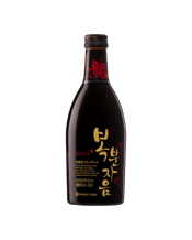 Bokbunja-um Fruit Wine 375ml<br> 375mL Combined with the fermented extract of fresh raspberries, this wine exhibits the authentic taste of the fruit. Think heightened scent of the berry while the palate offers a subtle but intense taste of raspberry—one for people who can’t get enough of this delicious red jewel.