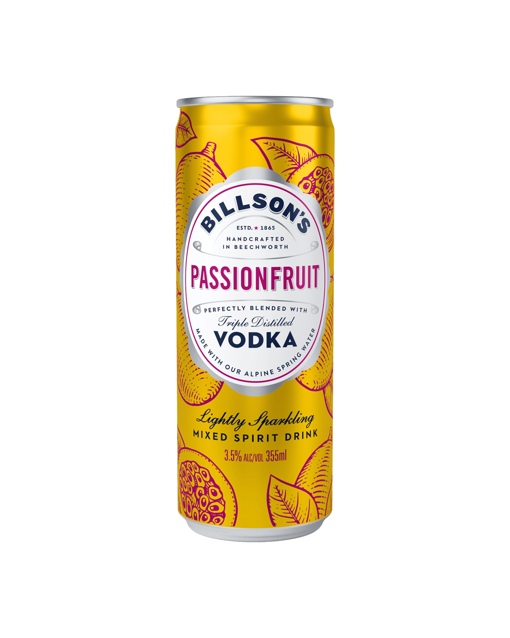 Buy Billson’s Vodka Passionfruit Cans 355ml Online (Lowest Price