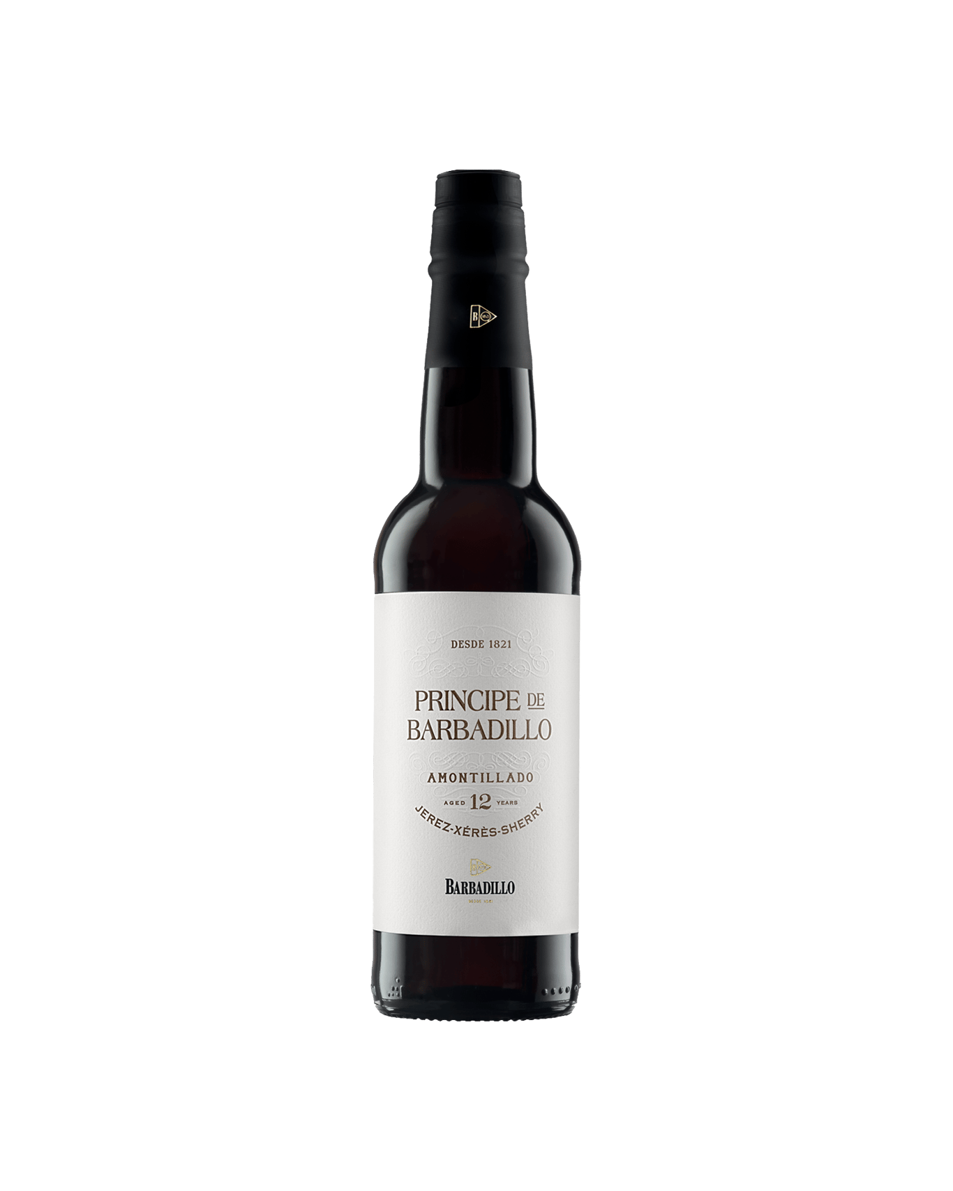 A bottle of the Principe Barbadillo Amontillado Sherry 