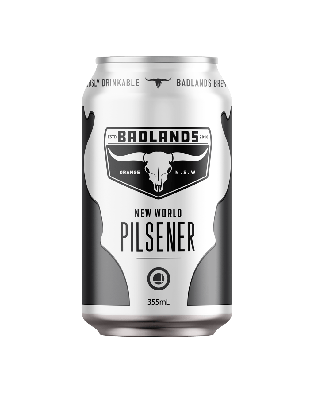 Buy Badlands Brewery New World Pilsener Cans 355ml Online (Low Prices ...