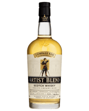  Compass Box Artist Blend<br>Scotch Whisky... 700mL Inspired by the city of Edinburgh and made with both demanding bartenders and malt whisky enthusiasts in mind, Artist Blend from Compass Box Whisky is the perfect Scotch whisky for creative drinking. Bottled with a very high proportion of single malt whiskies, this whisky brims with flavour notes of apple, salted caramel and baking spices with a noticeably creamy mouthfeel and finish.