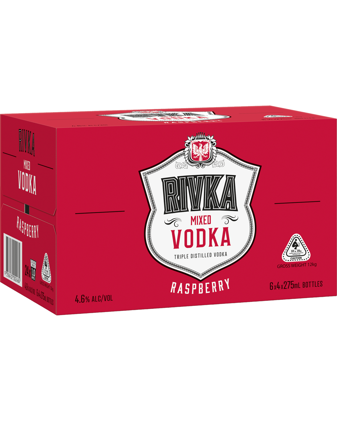 Vodka & Raspberry Can 275ml;Vodka & Raspberry Bottle 275mL