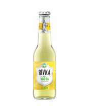  Rivka Vodka Lemon Bottle<br>275ml  275ML The ultimate refreshment is sparkling water with the purity of triple-distilled vodka and a dash of citrus lemon tang. The not too sweet and sour taste and effervescent texture make it an all-time classic favourite.