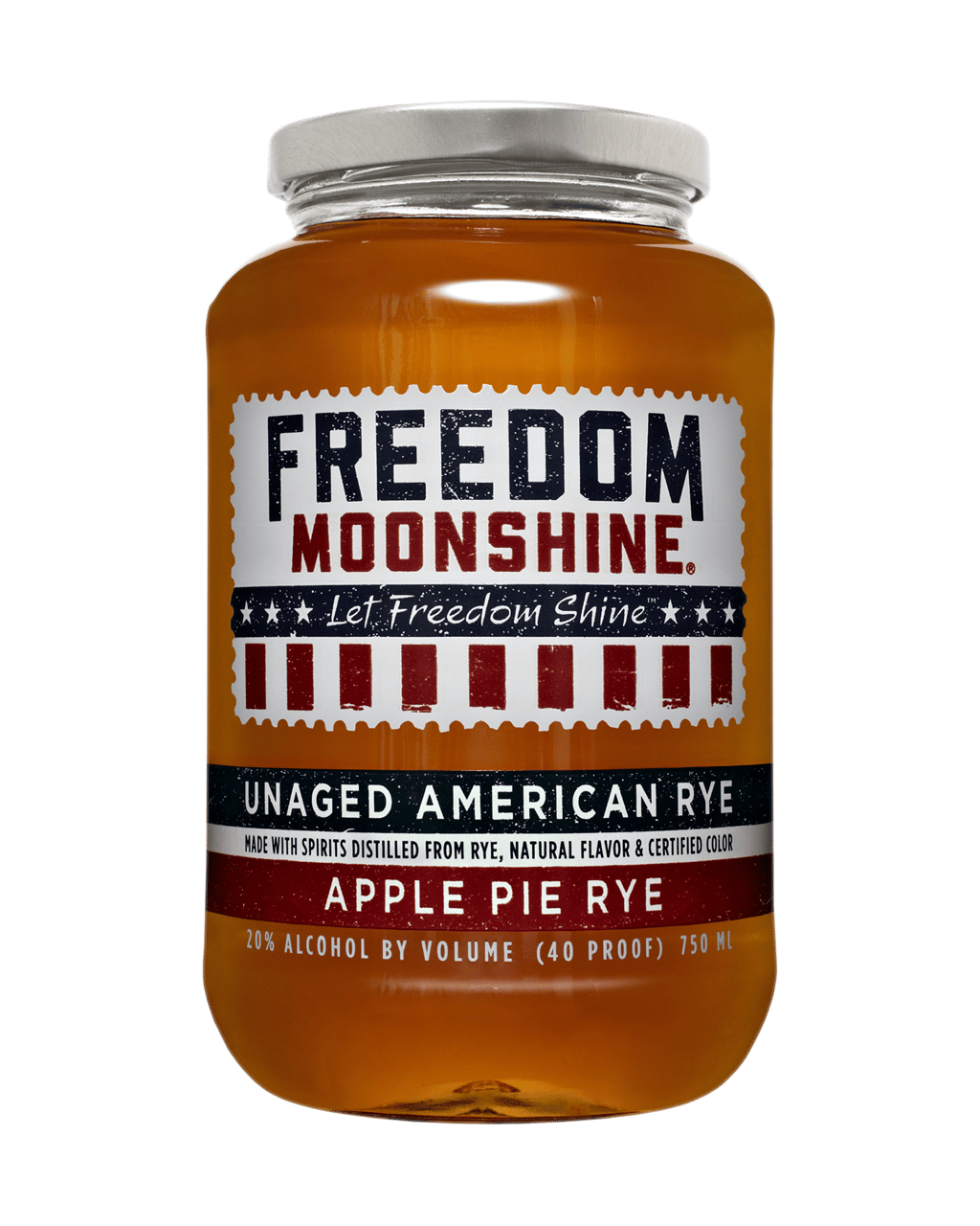 Buy Freedom Moonshine Apple Pie Rye (40 Proof) 750ml Online (Lowest Price Guarantee) Best Deals