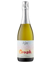  St Johns Wine Crush Prosecco<br> 750ML A light, sparkling white wine with fresh, fruity flavors and a crisp effervescence.<br>Enticing notes of fresh green apple and nashi pear with a hint of flint, jasmine, and spices. A refreshing palate with lively elements of citrus and lingering flavours of white peach. A cleverly fashioned, well-balanced sparkling wine which both sweet and dry wine drinkers will enjoy.
