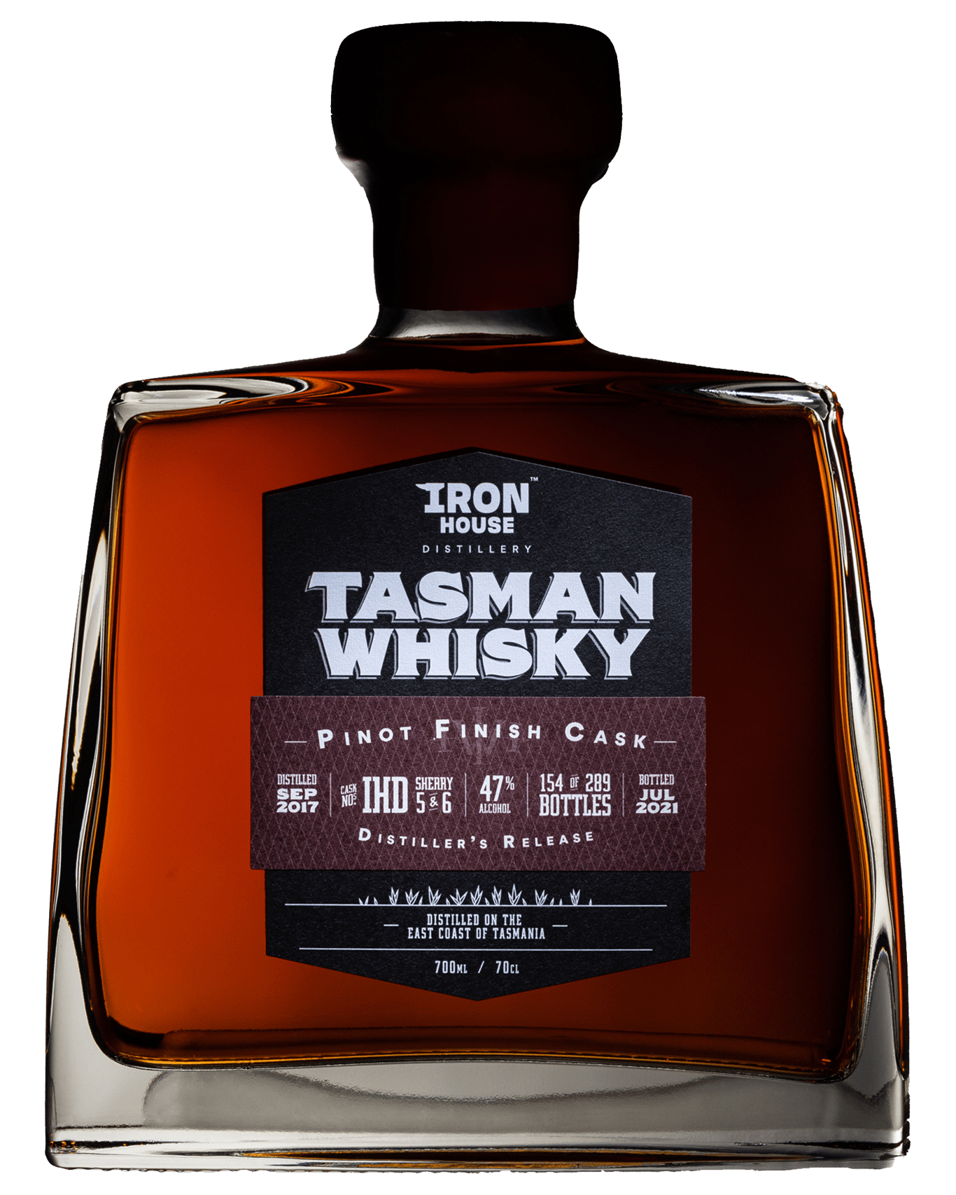Buy Ironhouse Distillery Tasman Whisky - Distiller's Release Pinot Cask ...