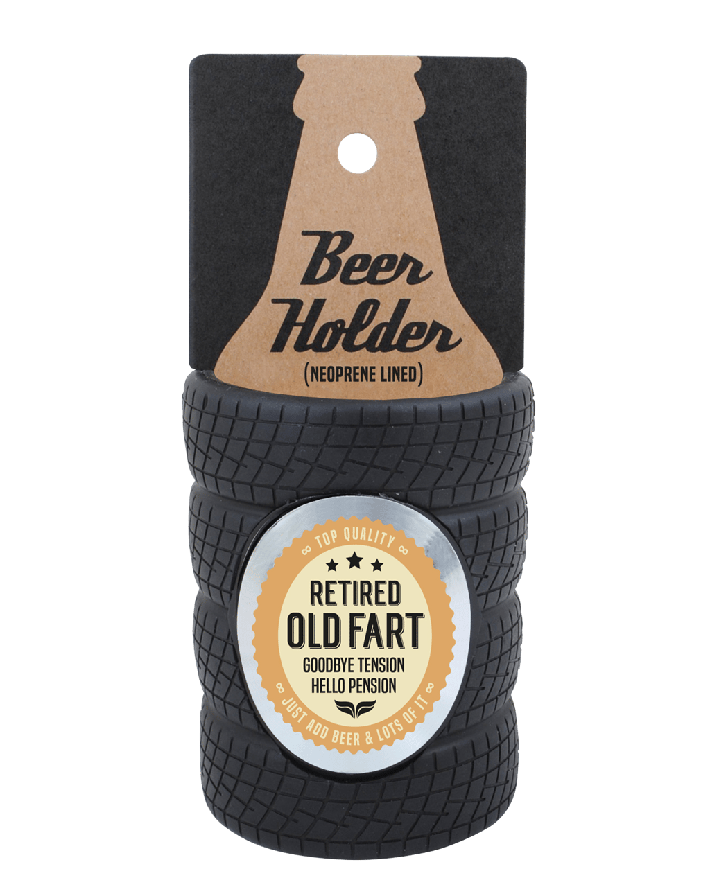 Buy Artique Old Fart Tyre Stubbie Cooler Online (Lowest Price Guarantee) Best Deals + Same