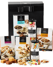  Random Harvest Sweet Tooth<br>Emporium Hamper   A sweet gift for an even sweeter recipient. When it comes to Australian made confectionery, it doesn't get any sweeter or any more delicious than the Sweet Tooth Emporium Gift Hamper from Random Harvest. Each of our sweet treats is made in small artisan batches for the finest in quality each and every time. Our premium confectionery range isn't available in supermarkets, making this sweet gift hamper even more special. When you want Australia's finest quality hampers, choosing Random Harvest is