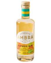  Ambra Citrus Gin 500ml  500ML Ambra Citrus Gin (43% alc per vol). Expect a dynamic citrus burst to this clean gin base. Made with local and fresh citrus, this Gin features dominant notes of Ruby Grapefruit, Lime and Mandarin and delicate flavours of Angelica, Orris and Star anise. Our Ambra Citrus Gin is a refreshing Gin which has been inspired by our Italian Heritage. We have handcrafted this small batch gin with the finest, locally grown citrus in our South Australian Distillery.