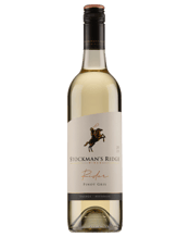  Stockman's Ridge Orange<br>Rider Pinot Gris... 750ML A wonderful example of how combining a variety of winemaking techniques can create something special!<br><br /><br />Elegant and textural with well-balanced acidity. Delicate aromas of citrus and peach blossom. A beautiful mouth-feel with flavours of pear and citrus.